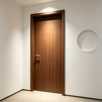 Porte à panneau lisse, surface préfinie, résistante à l'usure, faible entretien, anti-déformation, idéale pour les intérieurs de bureaux