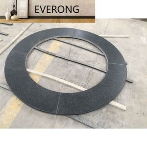 Customized Black Pearl Granite Countertop Vanity <strong>Top</strong> Square Round <strong>Fire</strong> <strong>Pits</strong> <strong>Table</strong> <strong>Top</strong> Polished Leathered Finish - Product Image 5