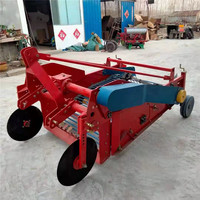 Moissonneuse-batteuse vibrante à quatre roues tractée par un tracteur pour pommes de terre, patates douces, radis, gingembre ; Haute productivité