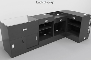 Bancone Cassa per Negozi al Dettaglio e Minimarket, Tavolo Cassa Combinabile Liberamente per Negozi - Product Image 4