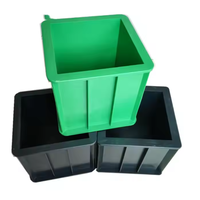 Molde de cubo de prueba de hormigón duradero para proyectos de construcción