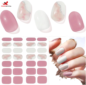 Tiras de Gel UV Semicuradas al por Mayor de Fábrica, Pegatinas de Gel UV para Uñas para Mujeres, Salón y Uso Doméstico, Arte de Uñas DIY, GZ RTS, Pedido Mixto a Granel - Product Image 1