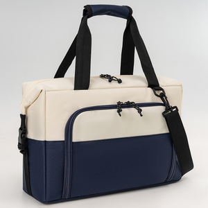 男性と女性のためのカスタムポータブルクーラーバッグ折りたたみ旅行クーラートートストラップ付き耐久性のあるオックスフォード製 - Product Image 3