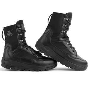 Bottes tactiques longues marron SFB8 en gros, sans fermeture éclair latérale, tailles 36-48, stock disponible. - Product Image 2