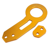 JDMotorsport88 T6061 Crochet de remorquage arrière universel en aluminium anodisé CNC pour voitures de course JDM
