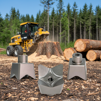 Зубья для лесных дисковых мульчеров Skid Steer KLS-40 M10 X 1.5, сменные зубья для пилок SSD FM60, зубья для измельчителей пней BEAVER