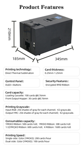Impresora de Tarjetas de Identificación de Doble Cara MASUNG MS-S22K, Compatible con PVC y PET, para Imprimir Tarjetas de Empleado de Alta Durabilidad - Product Image 6