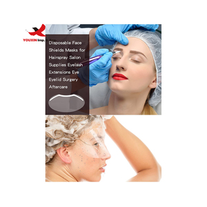 Disposable Transparent Hairspray Shield Eye Protector Hair Cut Pmu Eyebrow Lash <b>Shower</b> Shield Visor Face shields - Product Image 5