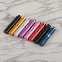 Flacon vaporisateur de parfum rechargeable personnalisé, mini flacon échantillon, essentiels de voyage, flacon de parfum vide portable