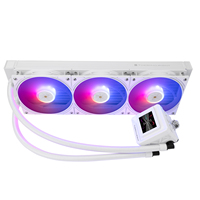 Refroidisseur d'eau pour processeur Frozen Warframe 360 SE ARGB BLANC 360 mm TL-P12W-S Ventilateurs PWM 70,84 CFM LGA1851 AM5 pour PC de jeu professionnels