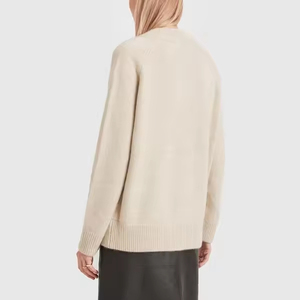 <span class=keywords><strong>Cardigan</strong></span> da <span class=keywords><strong>Donna</strong></span> in Cashmere a Tinta Unita con Bottoni di Produzione Maglieria Fashion - Product Image 3