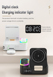 <span class=keywords><strong>Chargeur</strong></span> sans fil magnétique 8-en-1 à charge rapide Type-C avec câble rétractable pour <span class=keywords><strong>iPhone</strong></span> 17 16 15 14 Pro Max - Product Image 5