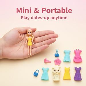 Jouets pour filles Jinming, poupées mignonnes de 3,5 pouces avec vêtements et accessoires, ODM/OEM - Product Image 4