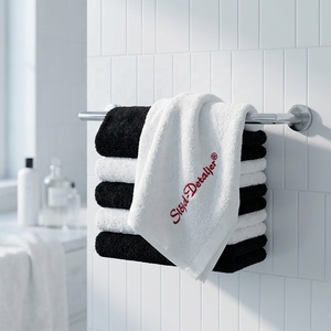 Toalla <span class=keywords><strong>de</strong></span> <span class=keywords><strong>Baño</strong></span> Personalizada con Logotipo, 100% Algodón Peinado, 600GSM, Súper Absorbente, Juego <span class=keywords><strong>de</strong></span> <span class=keywords><strong>Toallas</strong></span> <span class=keywords><strong>de</strong></span> Mano para Hotel/Hogar - Product Image 2