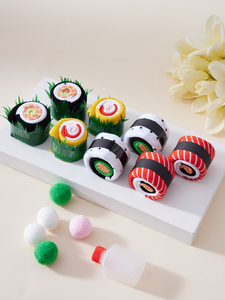 2025 nouvelle Innovation haute qualité nouveauté mignon amusant Sushi équipage hommes chaussettes décontractées jetable antibactérien pour le printemps automne - Product Image 4