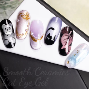 Esmalte de <span class=keywords><strong>Uñas</strong></span> en Gel Magnético Semipermanente con Efecto Ojo de Gato, Brillante y con Purpurina, Estilo Cerámica Suave - Product Image 5