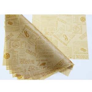 Rouleaux de papier d'emballage alimentaire à la cire sulfurisée de 24 pouces Lovely Printed <span class=keywords><strong>Nougat</strong></span> Candy Chocolate Sweet - Product Image 2