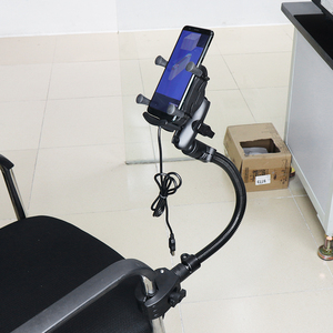 Soporte de Teléfono para Bicicleta de Spinning con Cuello de Cisne, Clip para Manillar, Soporte para Celular para Bicicleta Estática, Ciclismo, Gimnasio, Cinta de Correr, Cama, Escritorio - Product Image 6