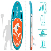 FUNWATER Dropshipping OEM Drop Stich Sap Board sup Funwater Tiki Water Boarding sup Board Seat sup