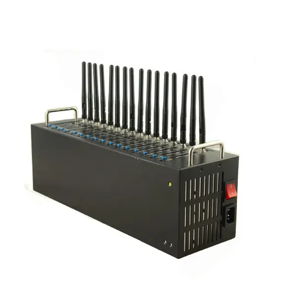 Yüksek kaliteli Wavecom çoklu sim gsm modem q24plus 16 bağlantı noktası gsm gprs sms modem desteği imei değiştirmek