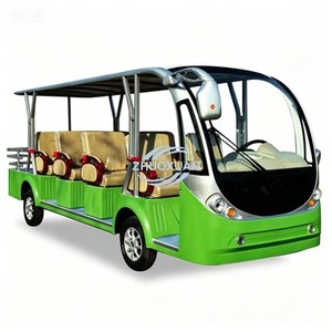 รถบัสไฟฟ้าสำหรับขนส่งแขกในสวนสนุก รถรับส่งบริเวณชมวิว - Product Image 1