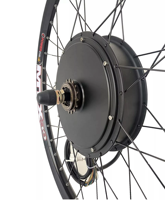 135mm Dropout MTX Ebike Conversion Kit 60V-72V 26 27.5 29 pouces 3000W Ebike Kit 60A Contrôleur à onde sinusoïdale SW900 Affichage coloré