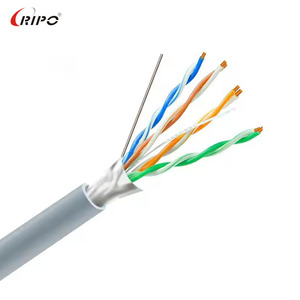 Câble réseau étanche extérieur CAT5e FTP en gros direct d'usine conducteur en cuivre câble FTP PVC de haute qualité pour une utilisation en réseau - Product Image 2