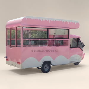 Carrito de Comida Eléctrico Listo para Usar con Batería Potente y Mostrador de Acero Inoxidable 304 para Iniciar un Negocio de Comida Rápida - Product Image 1