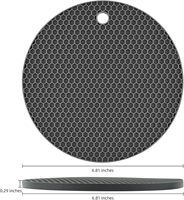 Support de casserole en silicone moderne antidérapant, écologique et durable, vente en gros, vaisselle de cuisine, dessous de plat, sous-verre, tapis chauffant