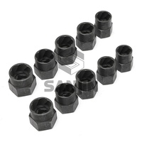 Ensemble de 10 outils d'extraction de vis, écrous et boulons endommagés, anti-rouille, pour applications automobiles et médicales