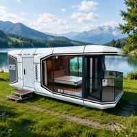Maison préfabriquée sur mesure, capsule spatiale, mini-maison complète, livraison directe d'usine