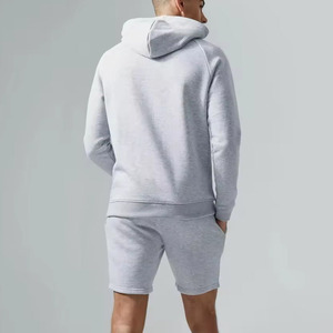 Fashionable Casual Breathable Polyester Cotton Lightweight Comfortable Fit Men Hoodies and Shorts <b>Set</b> New Quality - Product Image 4