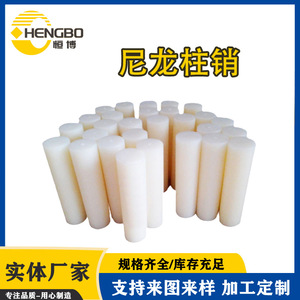 Nylon <b>Pins</b> Cylindrical Shape Custom Made Plastic Parts General Usage Multiple Colors PA66 Material - Product Image 3