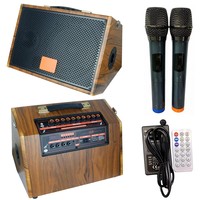 40W Outdoor Loudspeaker Stage Guitar Amp Wireless Powered PA System Vocal Instrument Amplifier Guitar Speaker