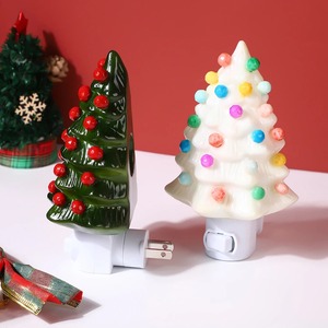 <b>Christmas</b> <b>Tree</b> Shaped Night Light Vintage <b>Christmas</b> <b>Tree</b> Nightlight <b>Wall</b> Plug in Adorable Energy Efficient LED Lamp US Plug - Product Image 2