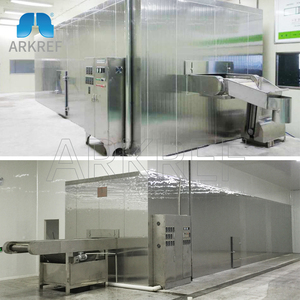 Arkref Hải Sản Đường Hầm Loại Nhiệt Độ Thấp Tủ Đông Nhanh Chóng Đông Lạnh Bánh Bao Dây Chuyền Sản Xuất - Product Image 5