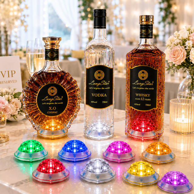 Longstargift Private Label High Brightness Wine Showcase Nightclub Bottle Presentation LED Bottle Light