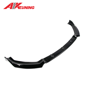 Lame de pare-choc avant en Fiber de carbone, accessoire pour voiture, noir brillant, pour <span class=keywords><strong>Audi</strong></span> <span class=keywords><strong>A3</strong></span> <span class=keywords><strong>sport</strong></span> 2017 — 2020, séparation, diffuseur de lèvre - Product Image 3
