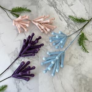 <span class=keywords><strong>Enredaderas</strong></span> decorativas, <span class=keywords><strong>flores</strong></span> artificiales, ramas cortas, fruta de Coral - Product Image 2