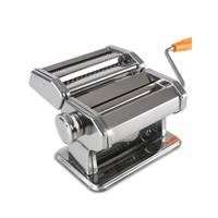 KELLEN Machine à pâtes manuelle portable pour nouilles et ramen, lames en acier inoxydable (2mm/4.5mm), haute capacité 60 pièces/min, certifiée CE, usage domestique