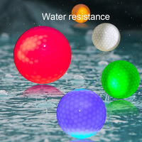 Balles de golf LED lumineuses, prix d'usine, emballage en vrac, impression de logo, couleurs mélangées