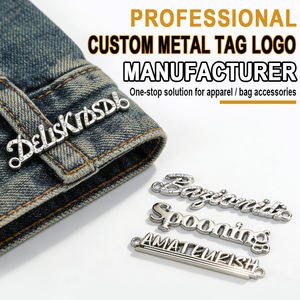 Placa de Identificación Metálica Grabada con Láser, Personalizada con Logotipo de Marca, Etiqueta de Costura para Prendas, Zapatos, Bolsos y Sombreros - Product Image 5