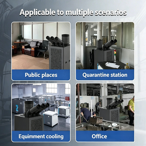 Custom Powder Coated Metal Casing Digital Control Mobile Air Conditioner Portable Industrial AC With Smart Factory Low Investmen - Product Image 3