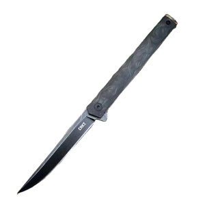 มีด战术 CRK-7097 ปรับแต่งได้ คุณภาพสูง ผลิตจากเหล็กกล้าไร้สนิม พร้อมปลอกมีดอุตสาหกรรม คาร์บอนไฟเบอร์ DIY OEM - Product Image 1