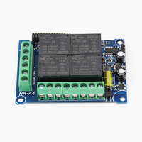 Interrupteur récepteur de module relais à 4 canaux AC 85-265v 315 433Mhz pour ouvre-porte et éclairage