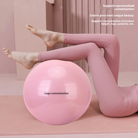 Ballon de Yoga Anti-Éclatement Épaissi Antidérapant 55 65 75cm pour Pilates et Entraînement de l'Équilibre Central - Vente en Gros