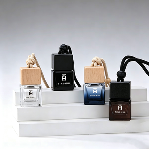 Flacon diffuseur de parfum vide en verre pour voiture 5ml/8ml/10ml, sérigraphié, à suspendre, avec bouchon couronne, pour huiles essentielles - Product Image 3