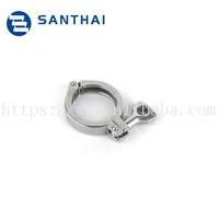 Conexión de Soldadura Sanitaria de Acero Inoxidable SS304 de Alta Resistencia con Tuerca de Ala de un Solo Pasador, Estándar DIN/3A/ISO, Pulida