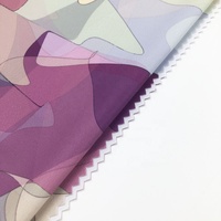 Tissu extensible 100 % polyester à motif floral, tricoté, imprimé sur mesure, certifié GRS, écologique, anti-UV, pour maillot de bain