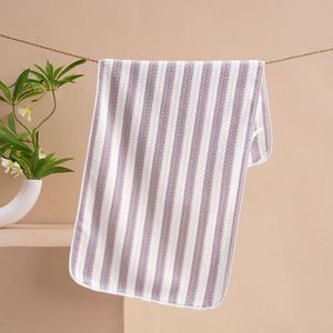 Serviettes en microfibre jacquard personnalisées avec logo pour le visage et les cheveux, pour adultes, usage domestique - Product Image 4
